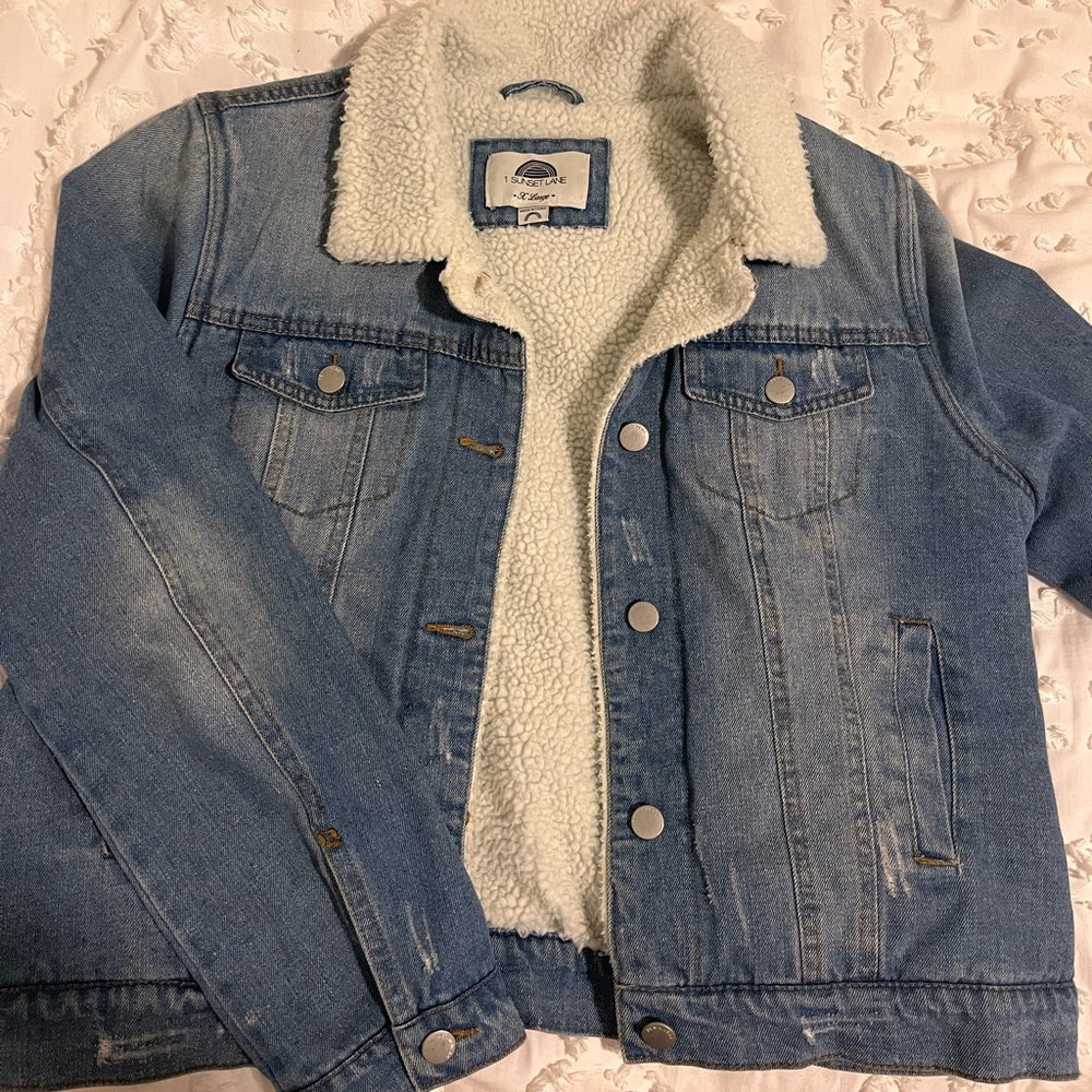 Trucker Fleece Lined Denim Jacket